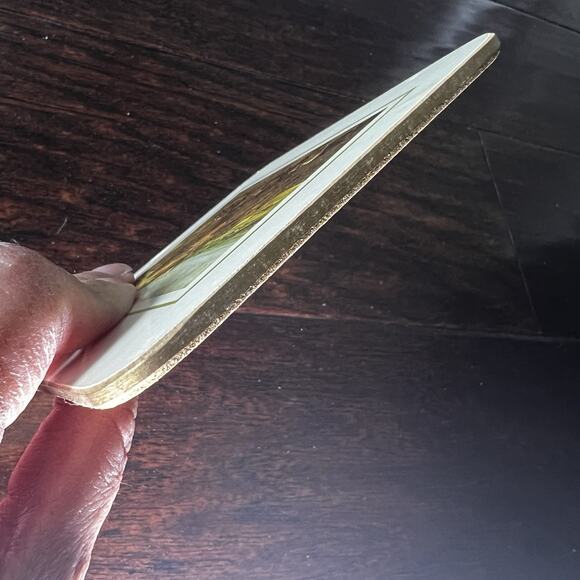 VTG Boxed Set Of 6 Clover Leaf Cork Coasters Floral White Flowers Made In UK EUC - Picture 9 of 9